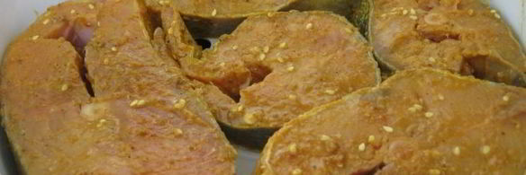 стейк из кеты на пару