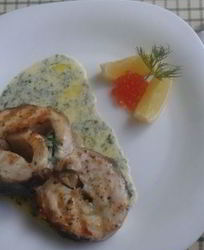 Стейк из осетра