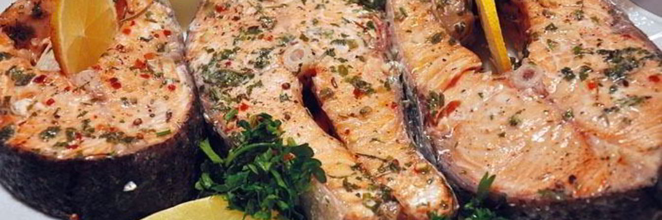 Стейк из рыбы в духовке