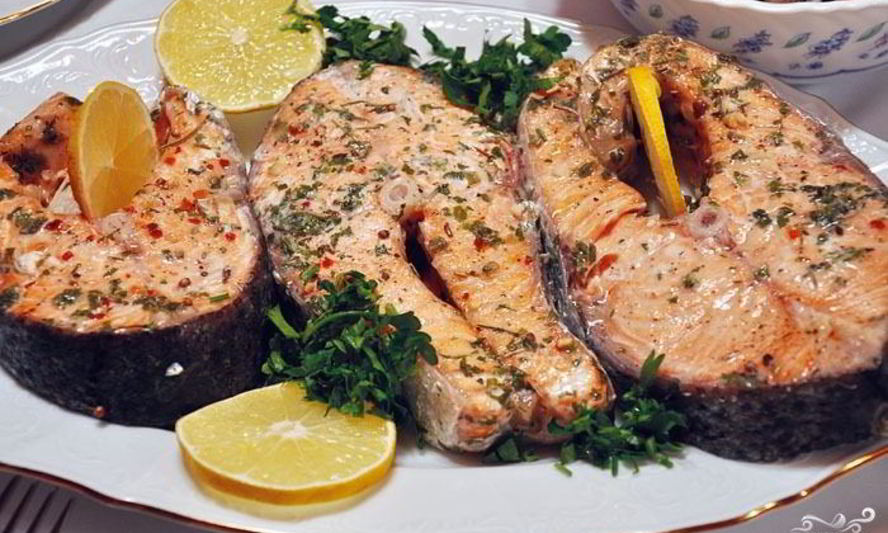 Рецепт стейка из рыбы в духовке