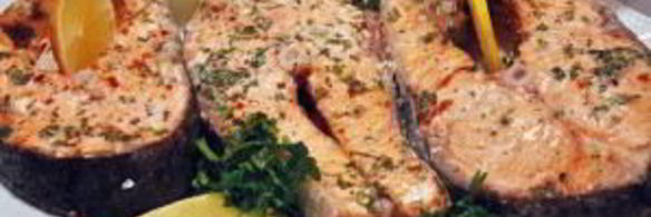 стейк из рыбы в духовке