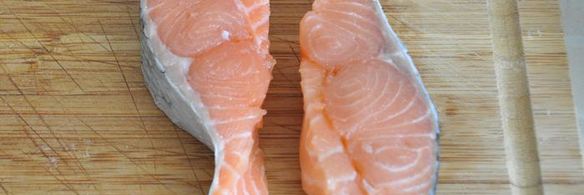 стейк из семги инь-янь