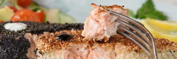 стейк из семги инь-янь