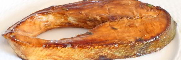 стейк из семги на сковороде