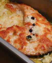 Стейк из семги в духовке