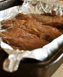 Стейк из свинины в духовке