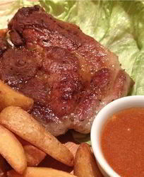 Стейк из свиной шейки