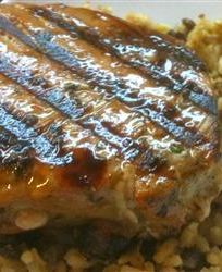 Стейк из тунца с маринадом