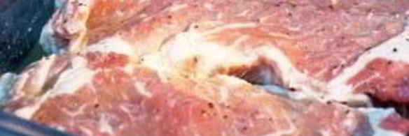 стейк, маринованный в луковом соке