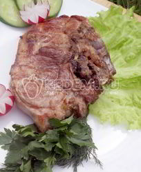 Стейк на гриле