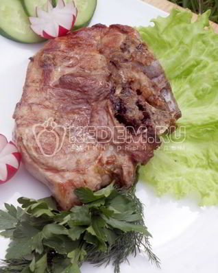 Стейк на гриле