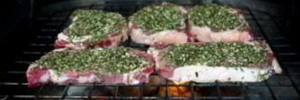 стейк на решетке