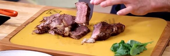 стейк рибай на сковороде