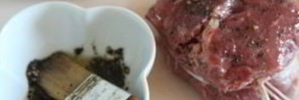 стейк с кровью