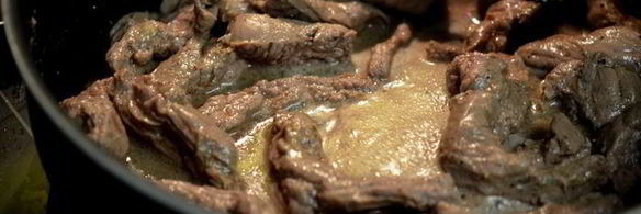 стейк с перцем