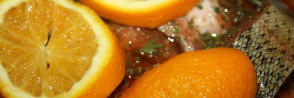 стейки форели в гриль-бумаге на мангале