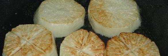 стейки из дайкона