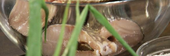 стейки из щуки с запеченными овощами