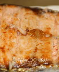 Стейки из семги на углях