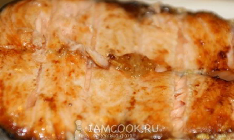 Рецепт стейков из семги на углях