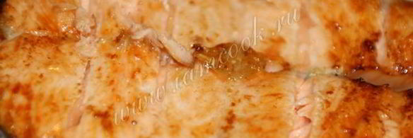 стейки из семги на углях