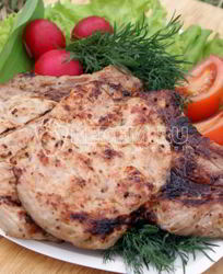 Стейки из свинины на гриле