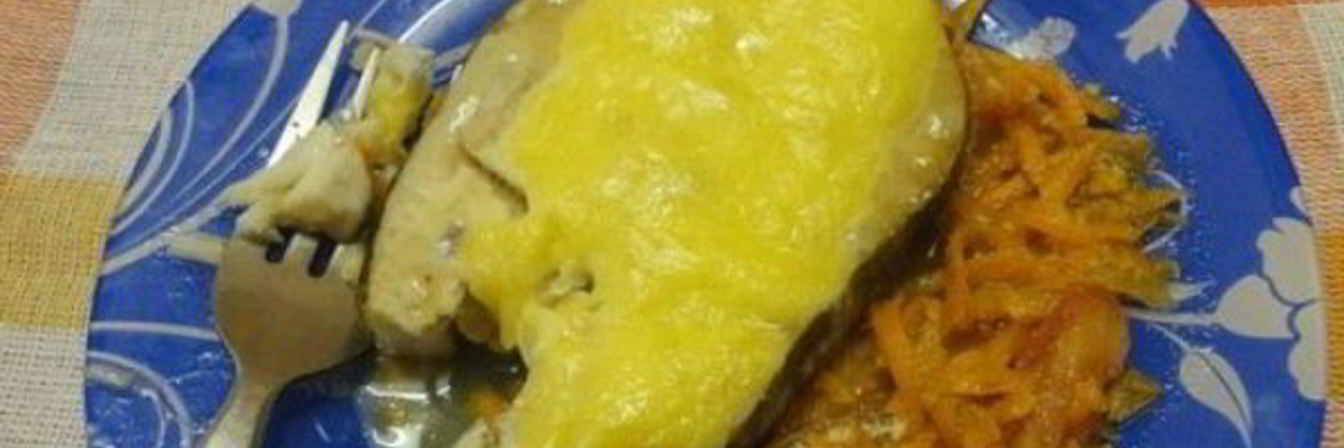 Стейки трески в духовке