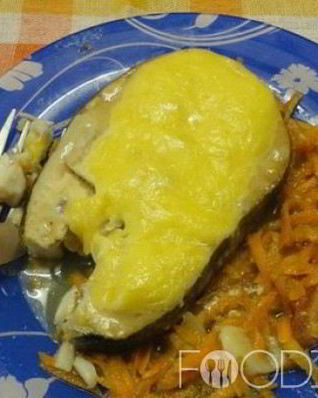 Стейки трески в духовке