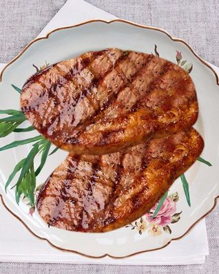 Свиной стейк классический
