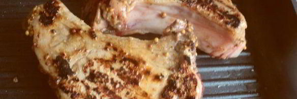 свиной стейк на гриле