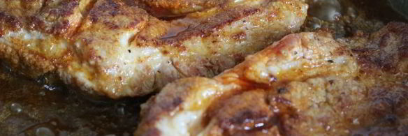 свиные стейки в паприке