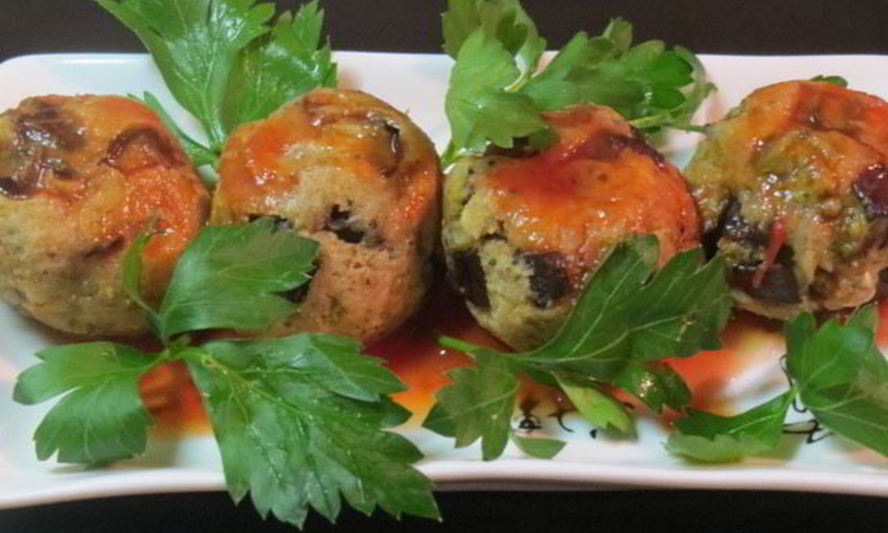 Рецепт баклажанных тефтелек