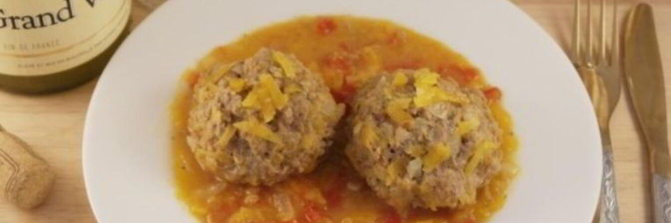 Диетические тефтели из говядины