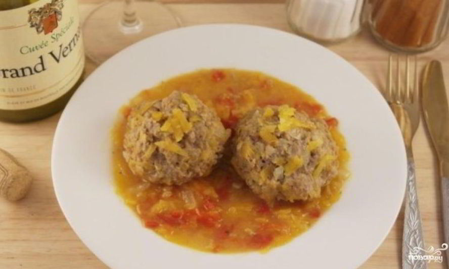 Рецепт диетических тефтелей из говядины
