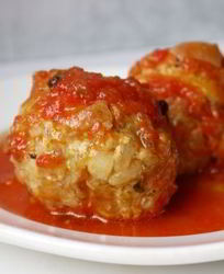 Диетические тефтели из куриного фарша