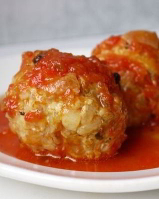 Диетические тефтели из куриного фарша