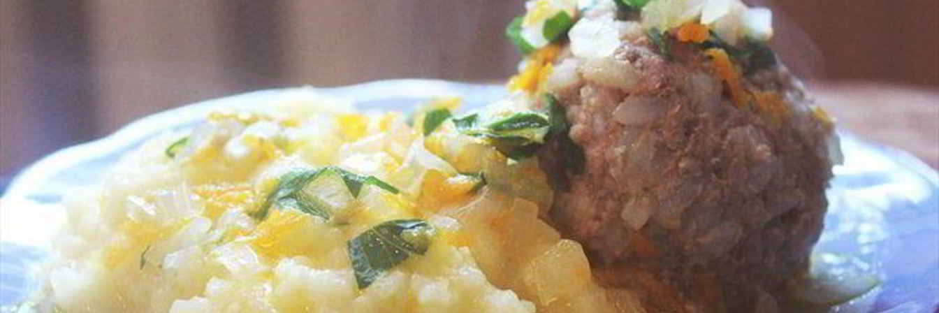 Фаршированные перепелиными яйцами тефтели