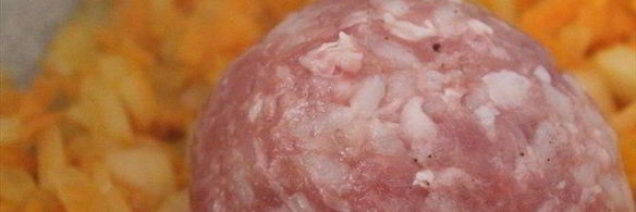 фаршированные перепелиными яйцами тефтели