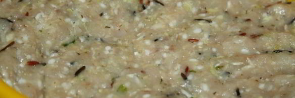 фаршированные перцы и тефтели со свининой, курицей и кабачком