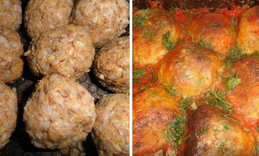 Рецепт грибных тефтелей с гречкой