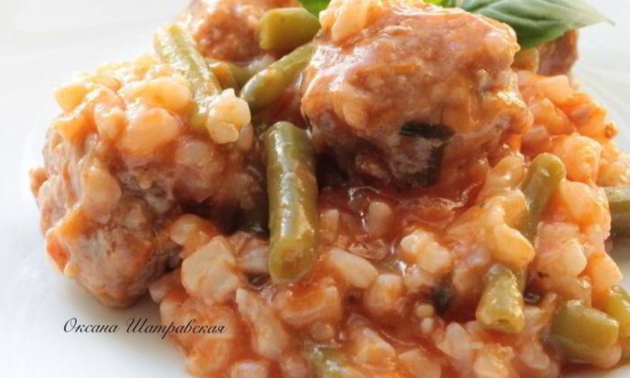 Рецепт испанских тефтелей с рисом и фасолью