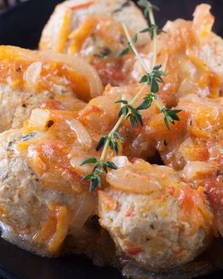 Куриные тефтели с капустой