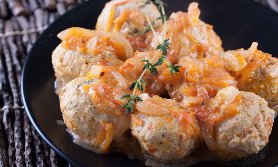 Рецепт куриных тефтелей с капустой