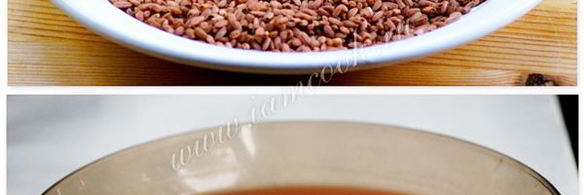 куриные тефтели с коричневым рисом в соусе