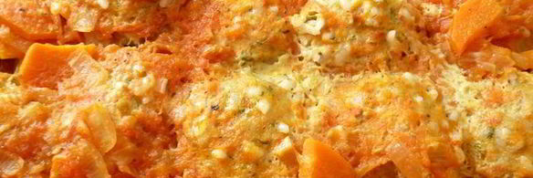 куриные тефтельки, запеченные с молодым картофелем