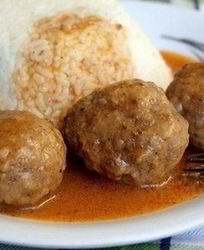 Мясные тефтели в подливке