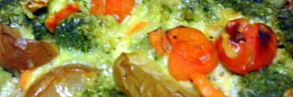 мясные тефтели, запеченные под овощной шубой и молочным соусом