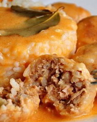 Мясные тефтельки с подливкой