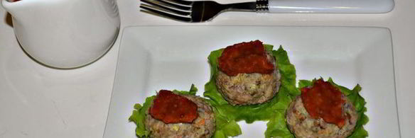 паровые тефтели с гречкой и кабачком