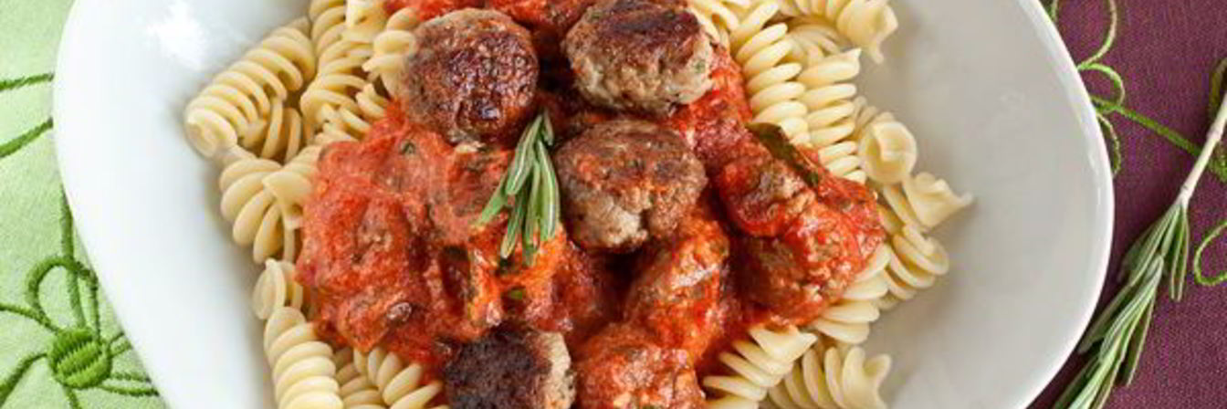 Паста с тефтелями